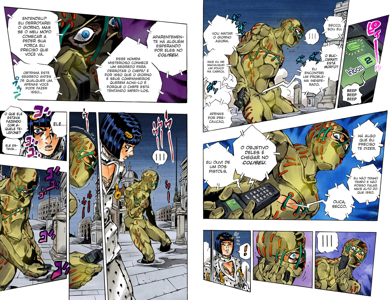 JoJo's Bizarre Adventure, Part 5: Golden Wind - Digital Colored Comics Capítulo 124 Página 7