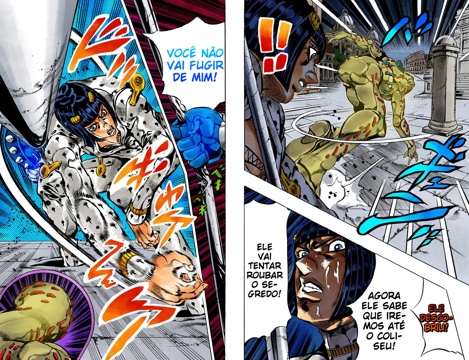 JoJo's Bizarre Adventure, Part 5: Golden Wind - Digital Colored Comics Capítulo 124 Página 9