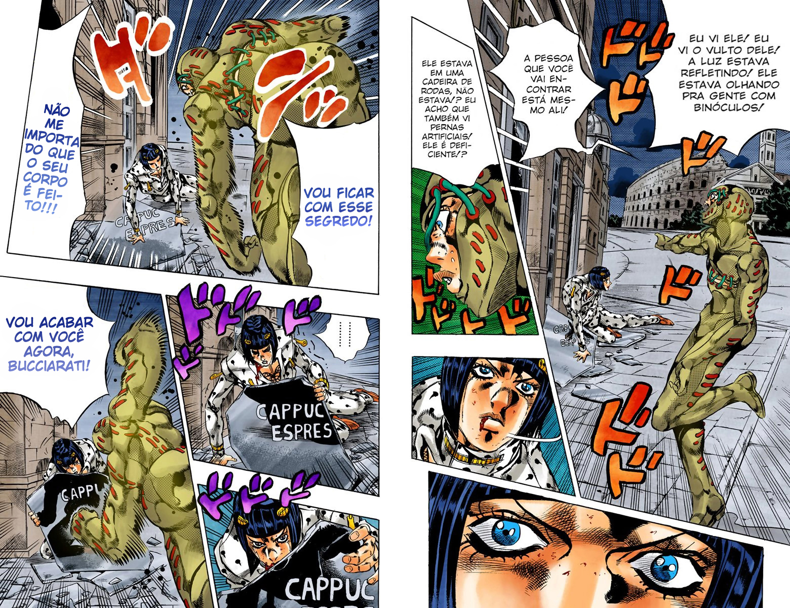 JoJo's Bizarre Adventure, Part 5: Golden Wind - Digital Colored Comics Capítulo 125 Página 8