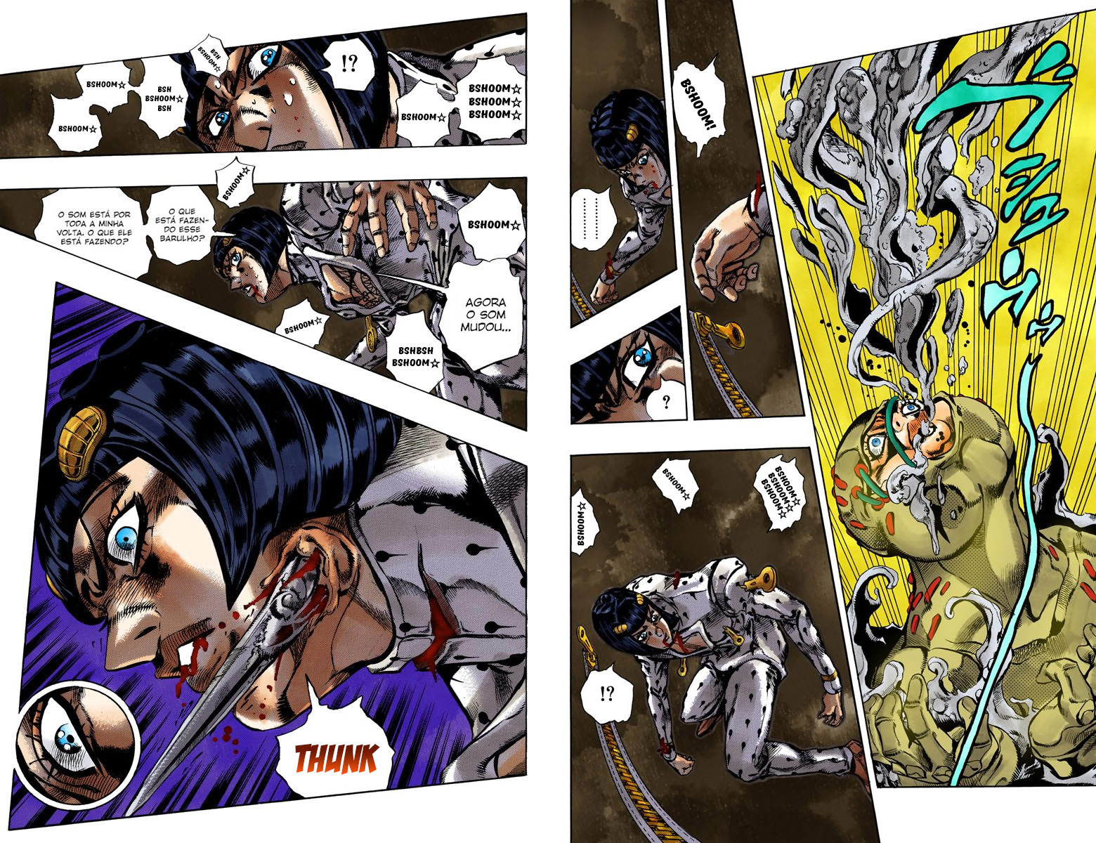JoJo's Bizarre Adventure, Part 5: Golden Wind - Digital Colored Comics Capítulo 126 Página 7