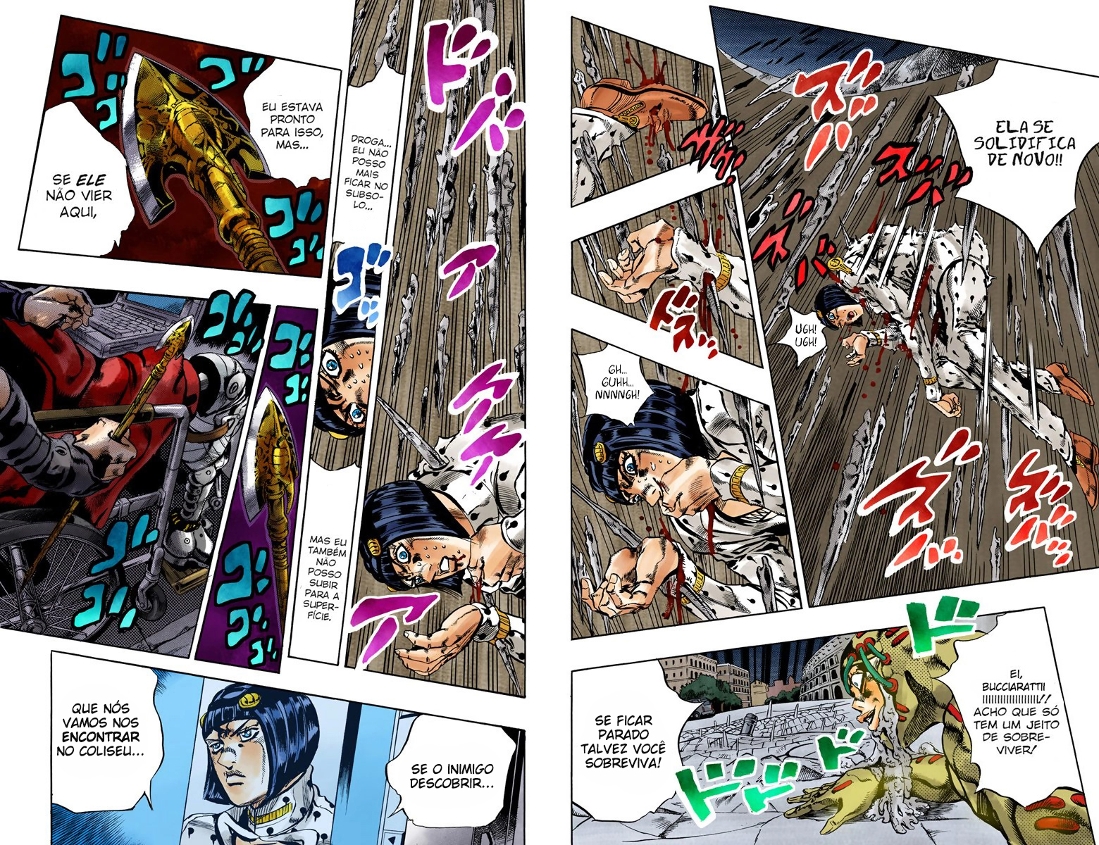 JoJo's Bizarre Adventure, Part 5: Golden Wind - Digital Colored Comics Capítulo 126 Página 9