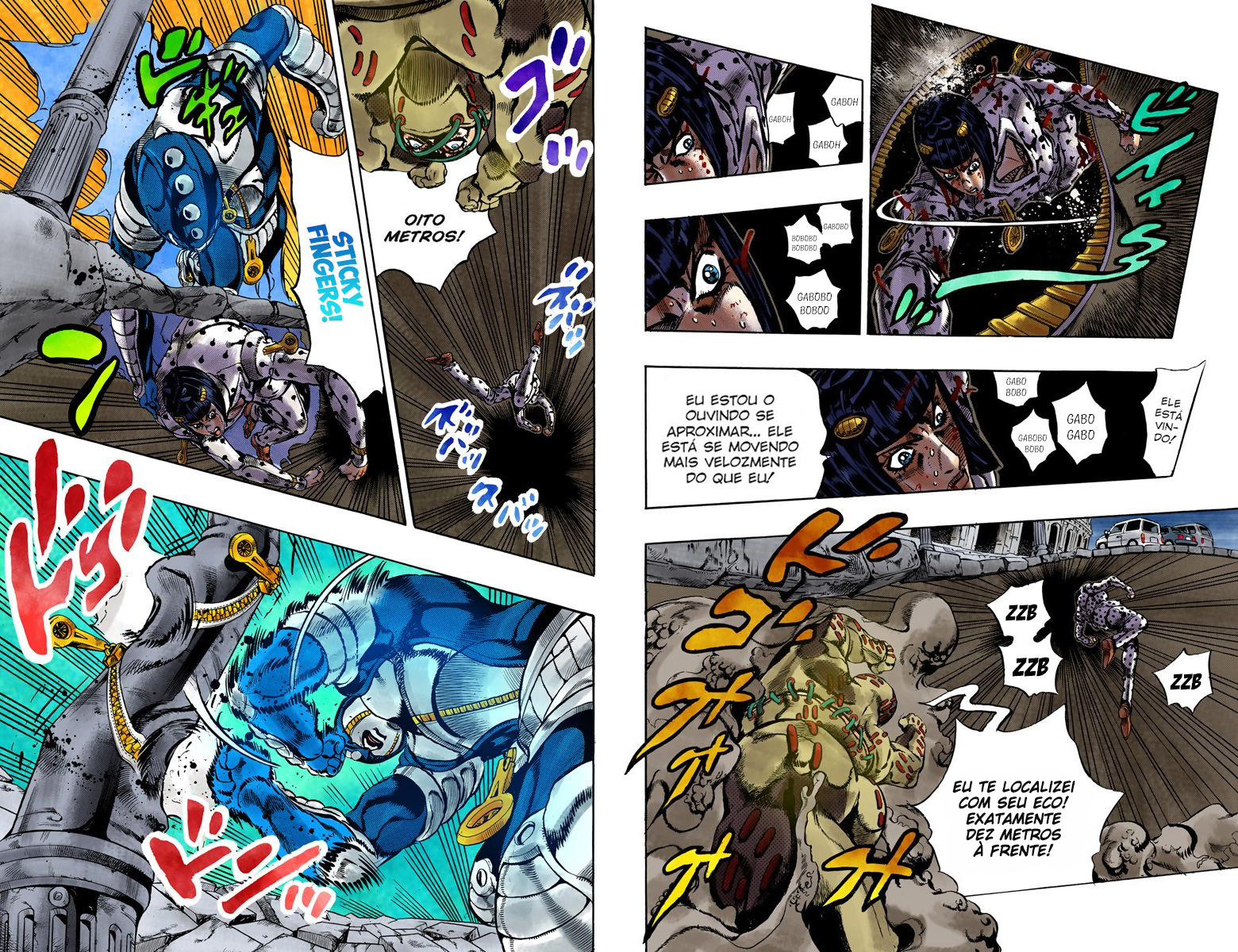 JoJo's Bizarre Adventure, Part 5: Golden Wind - Digital Colored Comics Capítulo 127 Página 4