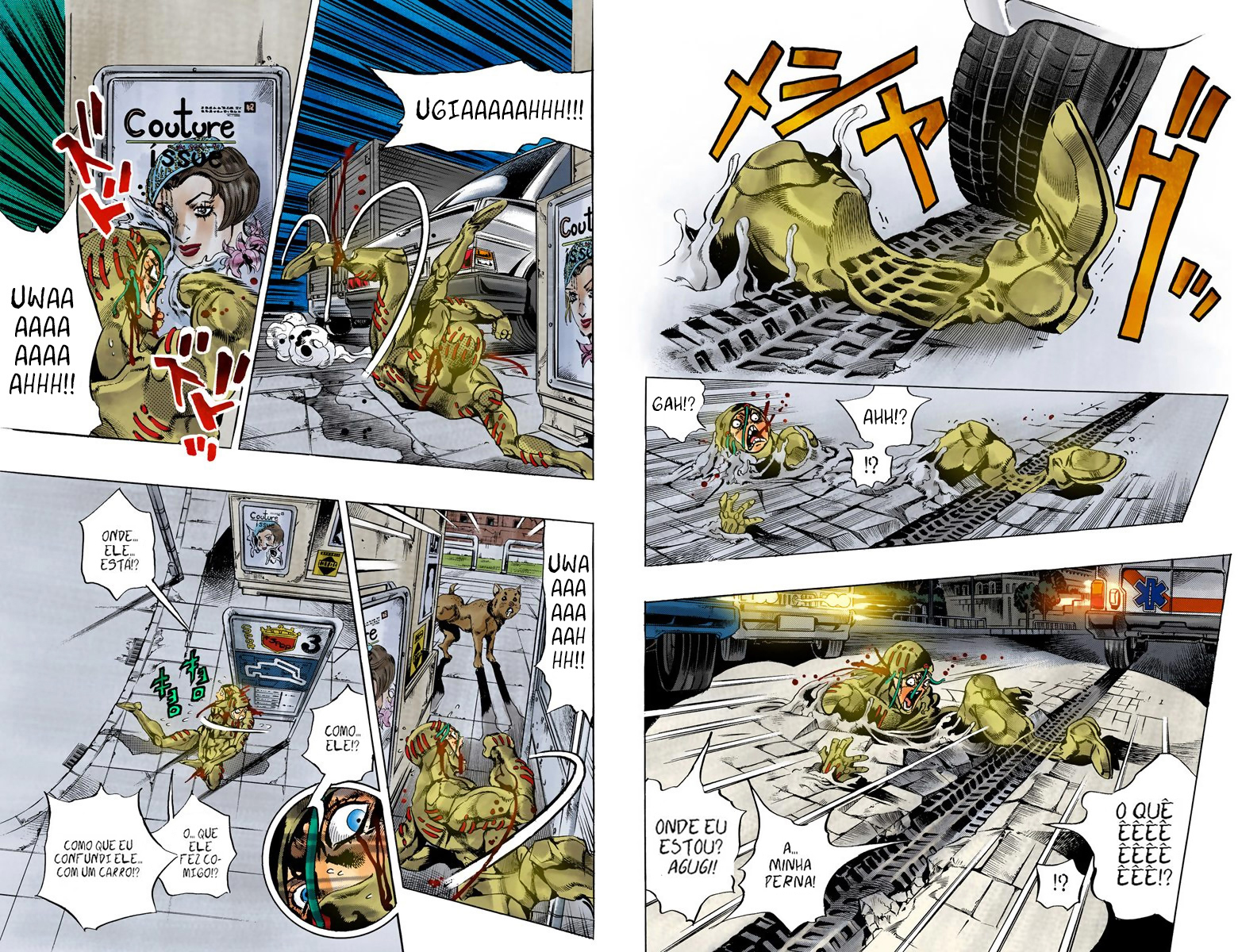 JoJo's Bizarre Adventure, Part 5: Golden Wind - Digital Colored Comics Capítulo 128 Página 2