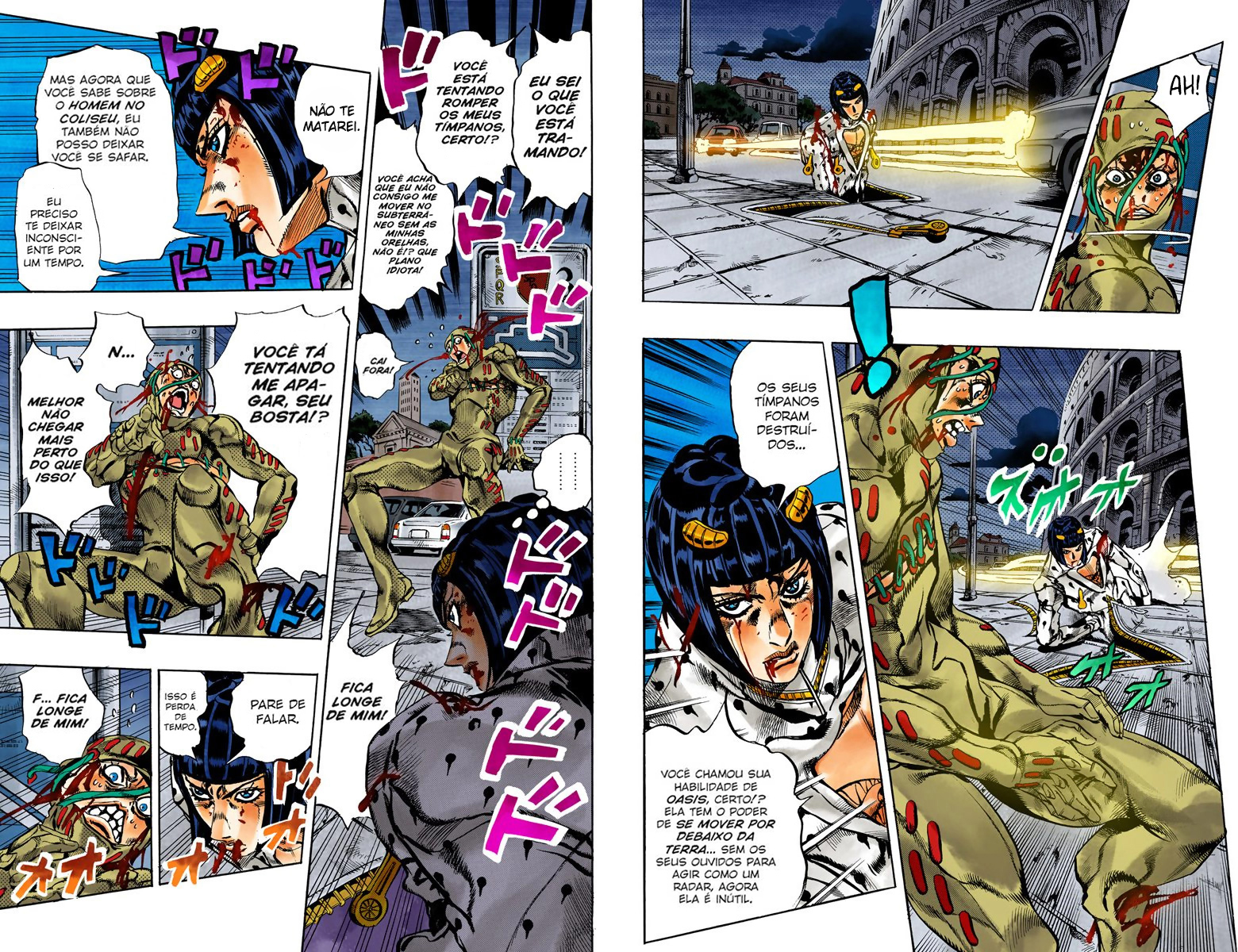 JoJo's Bizarre Adventure, Part 5: Golden Wind - Digital Colored Comics Capítulo 128 Página 3