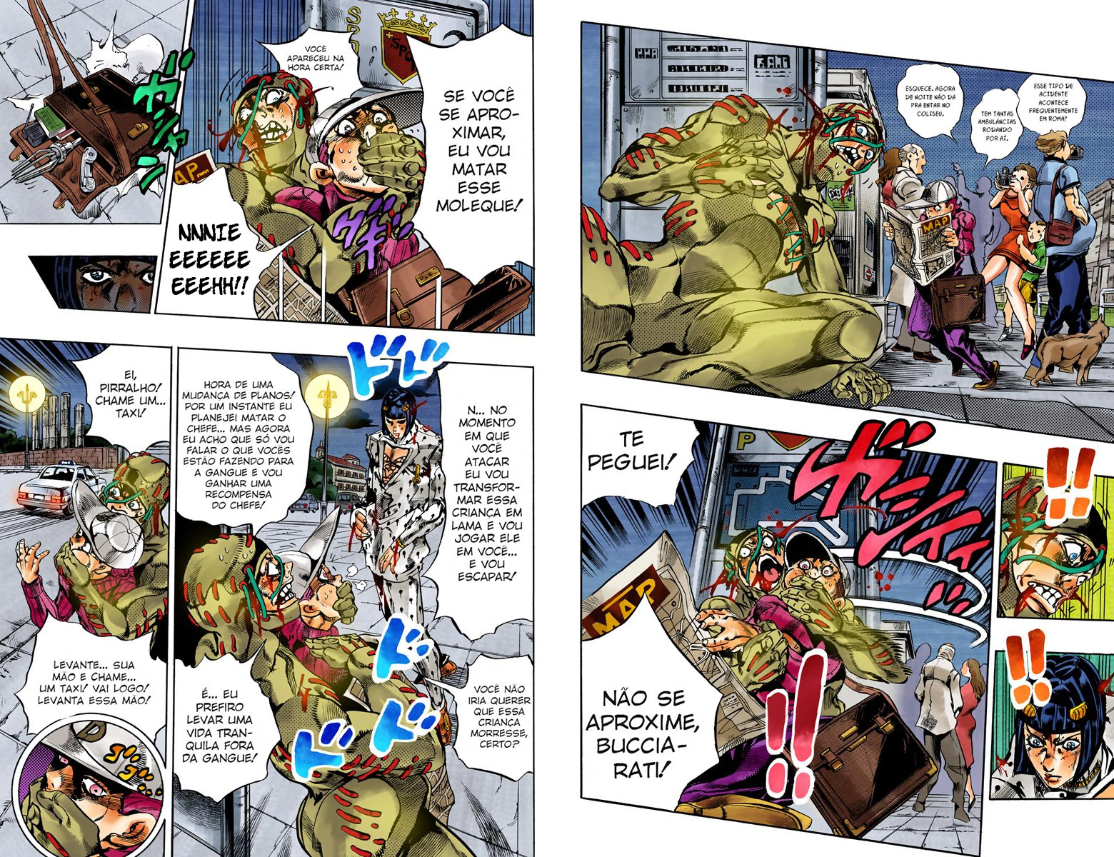 JoJo's Bizarre Adventure, Part 5: Golden Wind - Digital Colored Comics Capítulo 128 Página 4