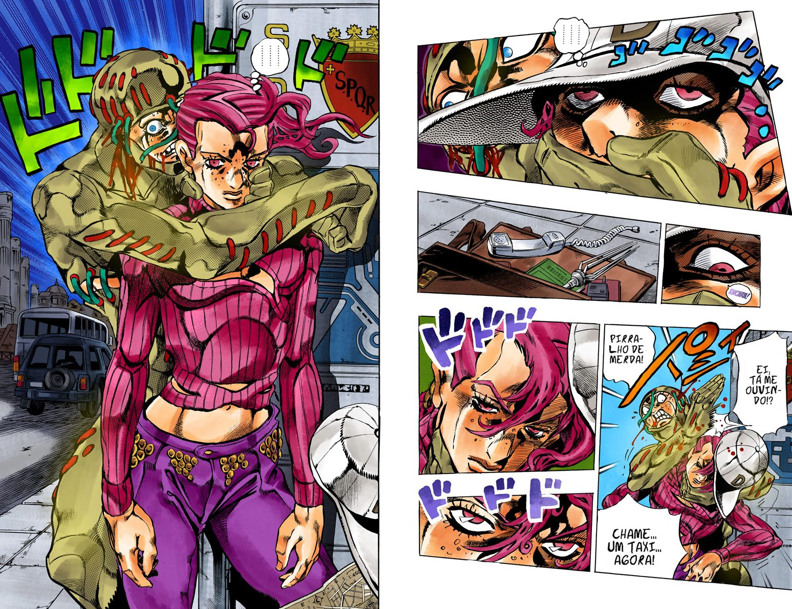 JoJo's Bizarre Adventure, Part 5: Golden Wind - Digital Colored Comics Capítulo 128 Página 5