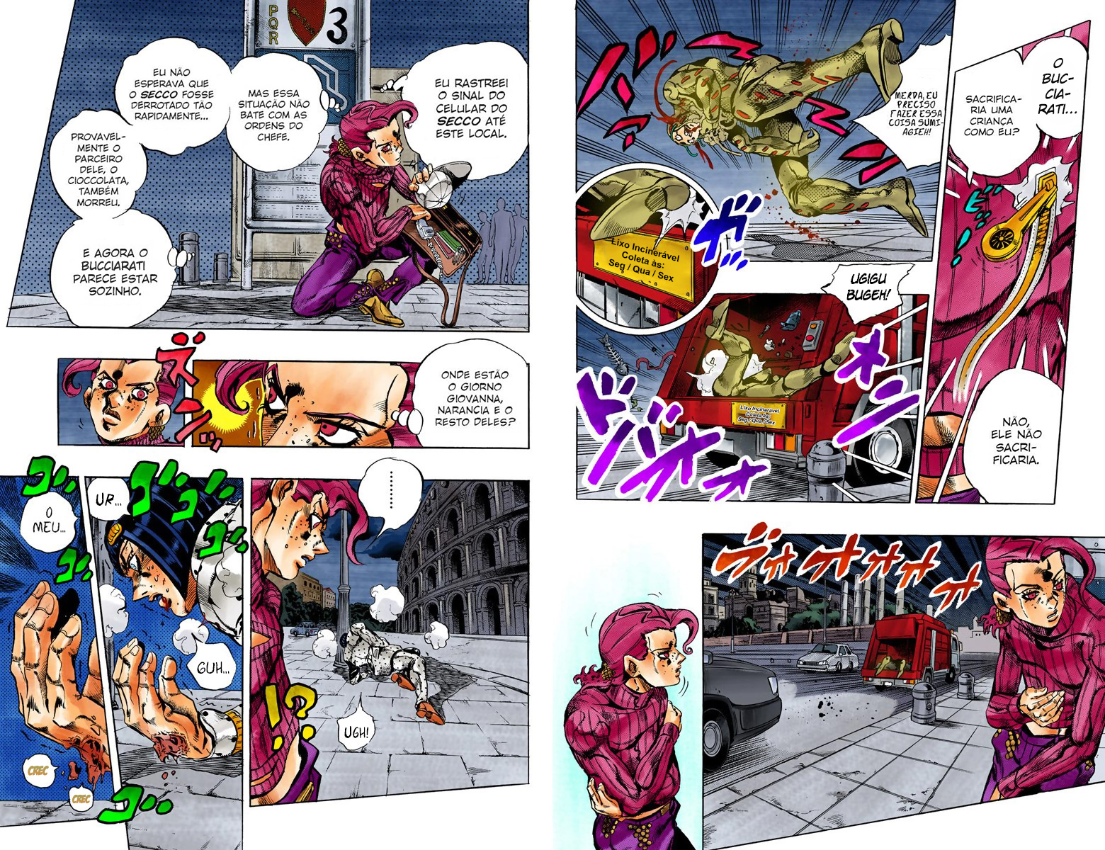 JoJo's Bizarre Adventure, Part 5: Golden Wind - Digital Colored Comics Capítulo 128 Página 8
