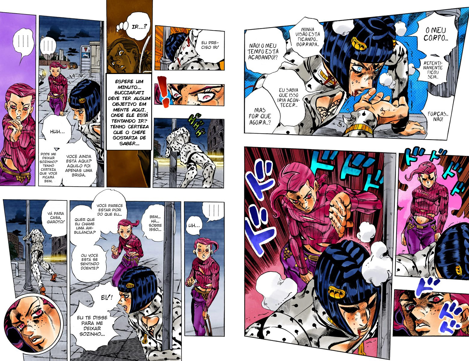 JoJo's Bizarre Adventure, Part 5: Golden Wind - Digital Colored Comics Capítulo 128 Página 9