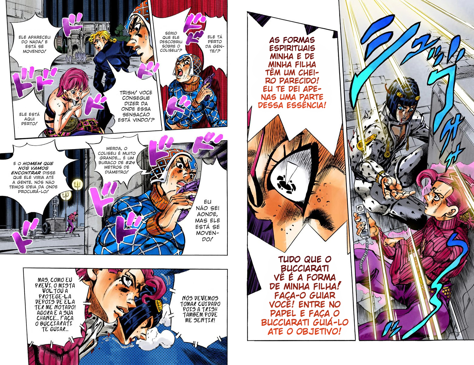 JoJo's Bizarre Adventure, Part 5: Golden Wind - Digital Colored Comics Capítulo 129 Página 10
