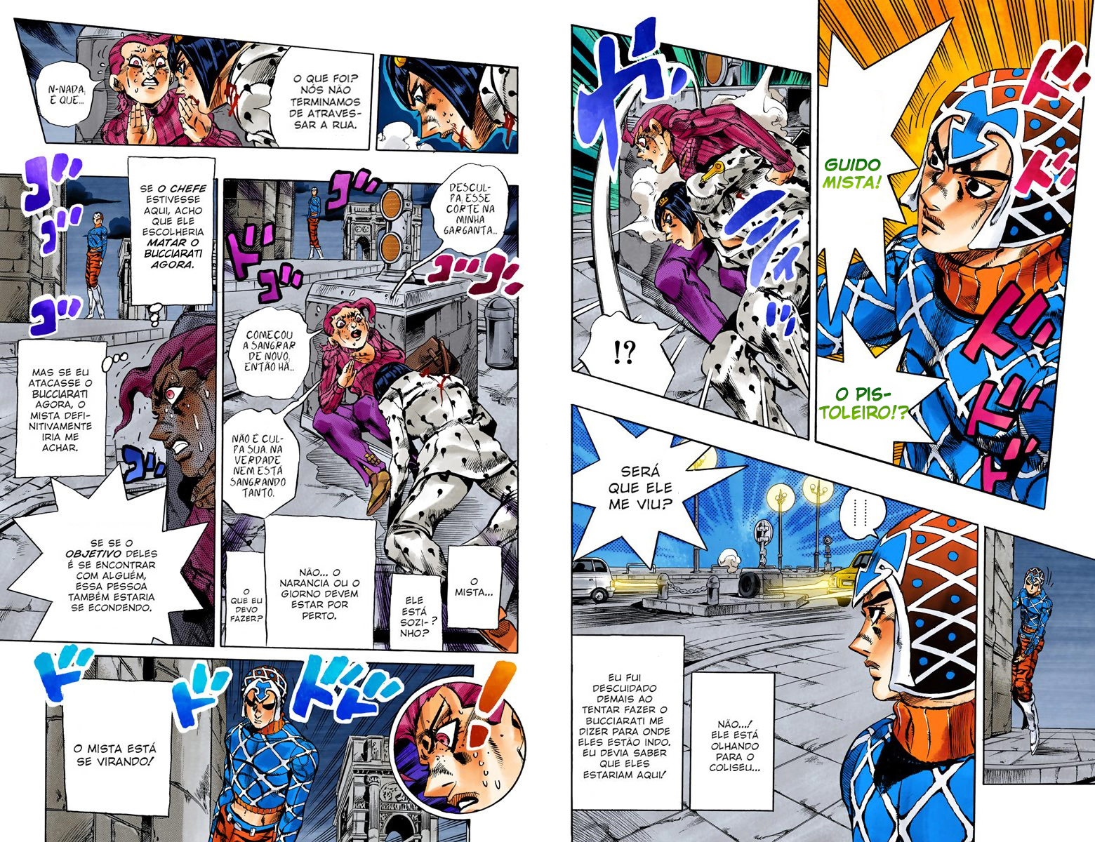 JoJo's Bizarre Adventure, Part 5: Golden Wind - Digital Colored Comics Capítulo 129 Página 5