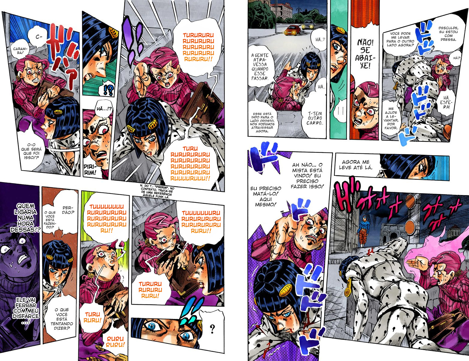 JoJo's Bizarre Adventure, Part 5: Golden Wind - Digital Colored Comics Capítulo 129 Página 6