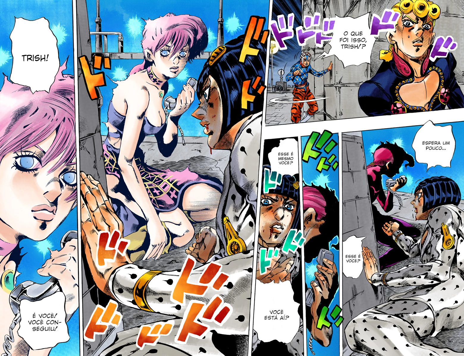 JoJo's Bizarre Adventure, Part 5: Golden Wind - Digital Colored Comics Capítulo 129 Página 9