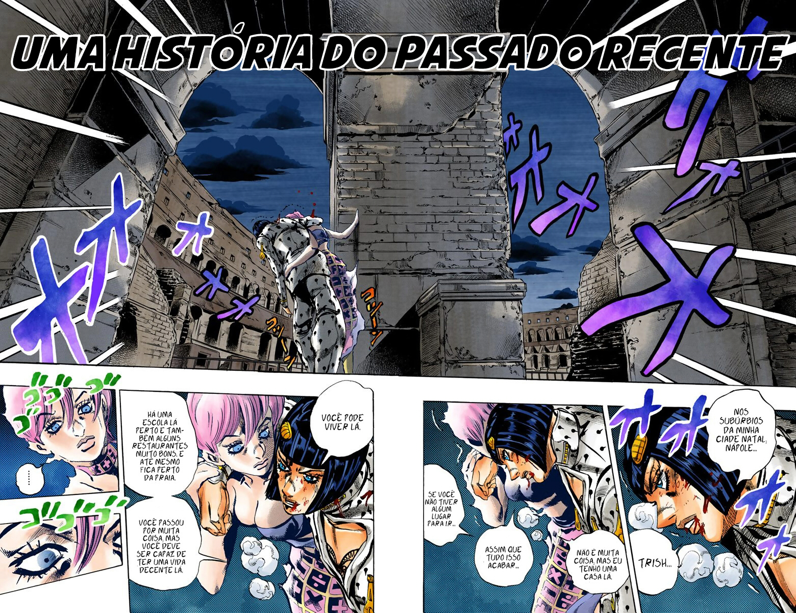 JoJo's Bizarre Adventure, Part 5: Golden Wind - Digital Colored Comics Capítulo 130 Página 3