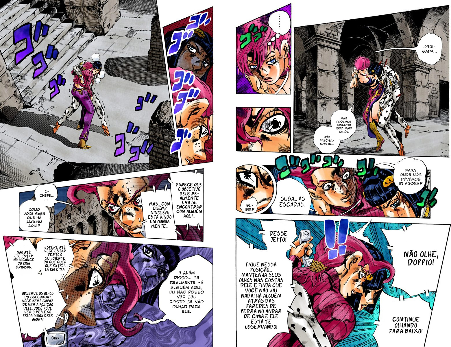 JoJo's Bizarre Adventure, Part 5: Golden Wind - Digital Colored Comics Capítulo 130 Página 4