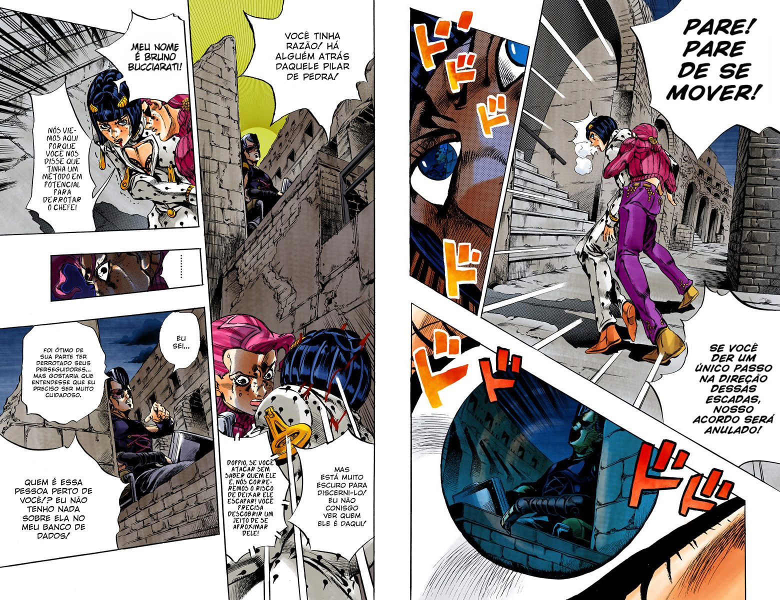 JoJo's Bizarre Adventure, Part 5: Golden Wind - Digital Colored Comics Capítulo 130 Página 5