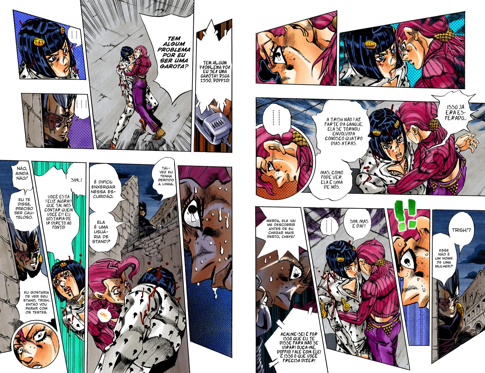 JoJo's Bizarre Adventure, Part 5: Golden Wind - Digital Colored Comics Capítulo 130 Página 6