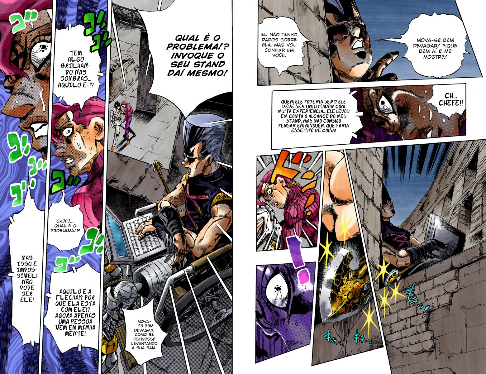 JoJo's Bizarre Adventure, Part 5: Golden Wind - Digital Colored Comics Capítulo 130 Página 7