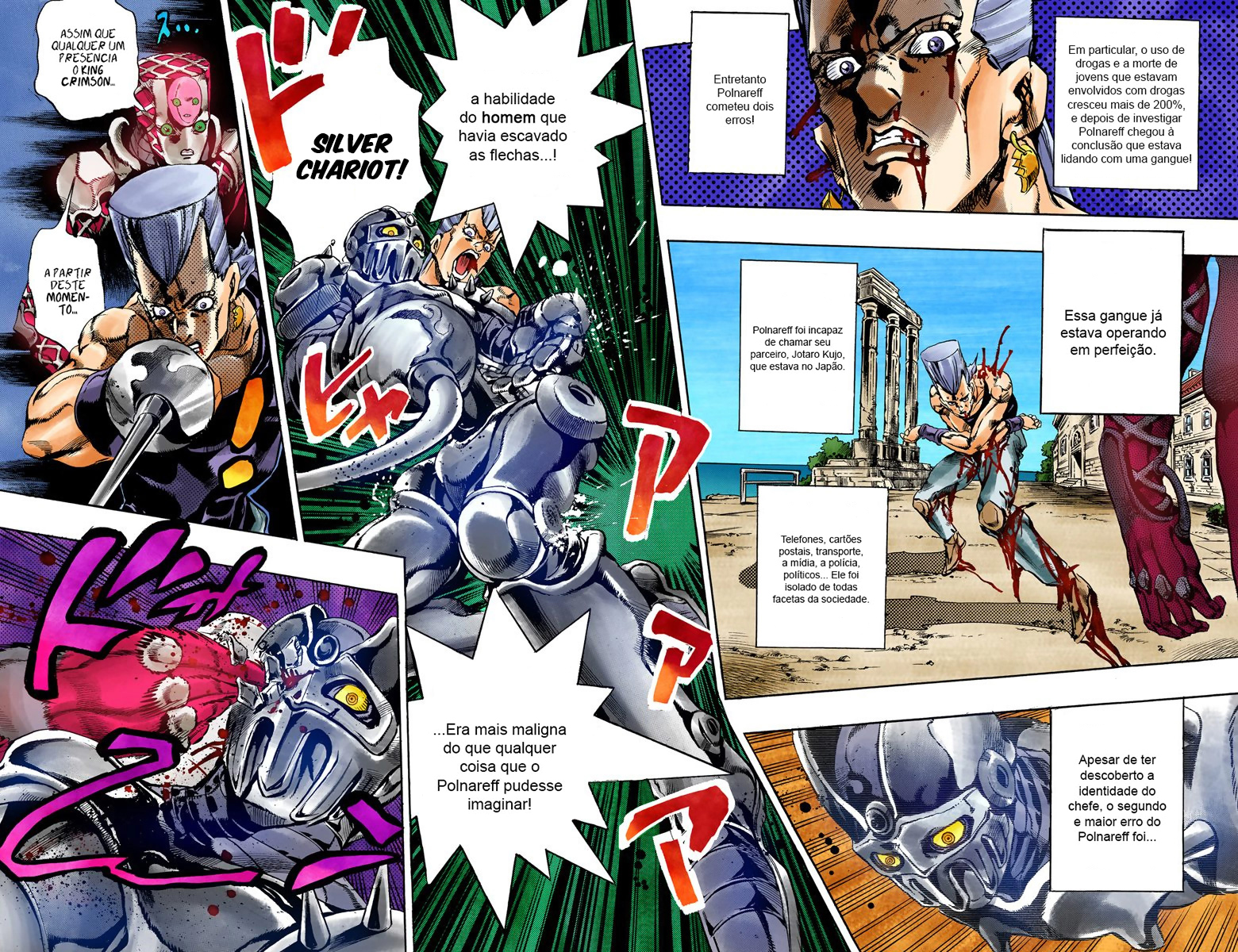 JoJo's Bizarre Adventure, Part 5: Golden Wind - Digital Colored Comics Capítulo 130 Página 9