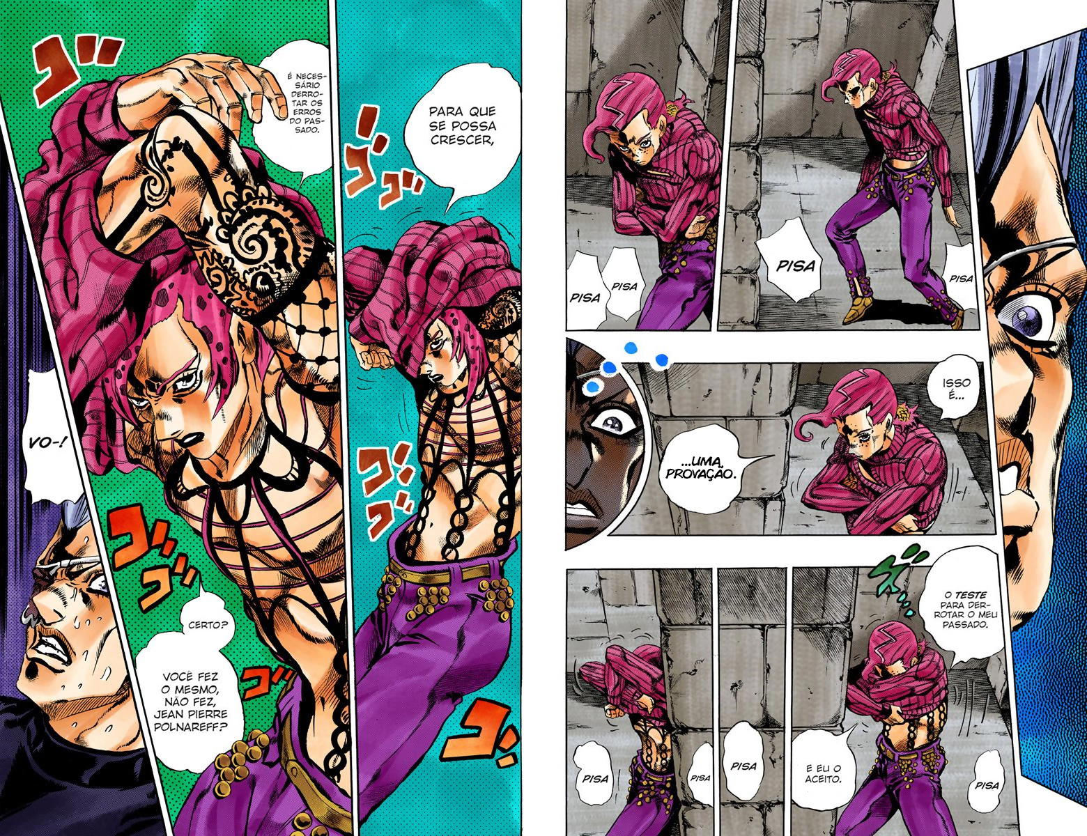 JoJo's Bizarre Adventure, Part 5: Golden Wind - Digital Colored Comics Capítulo 131 Página 4