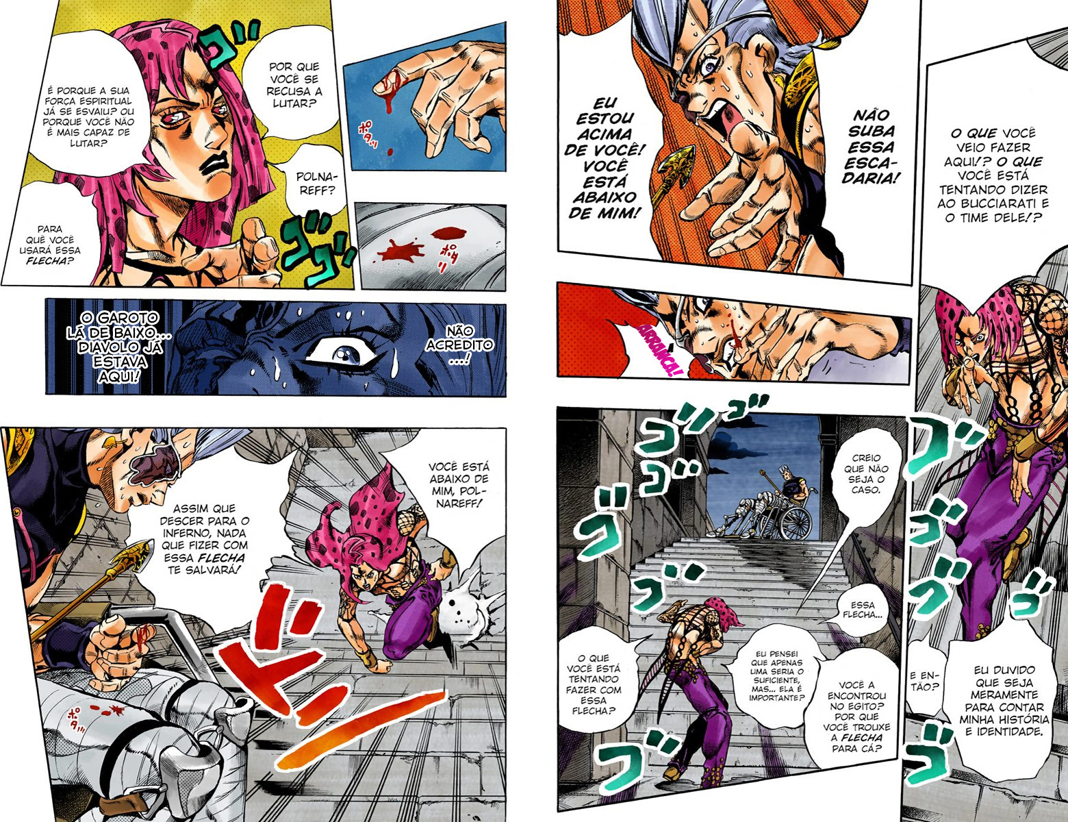 JoJo's Bizarre Adventure, Part 5: Golden Wind - Digital Colored Comics Capítulo 131 Página 6