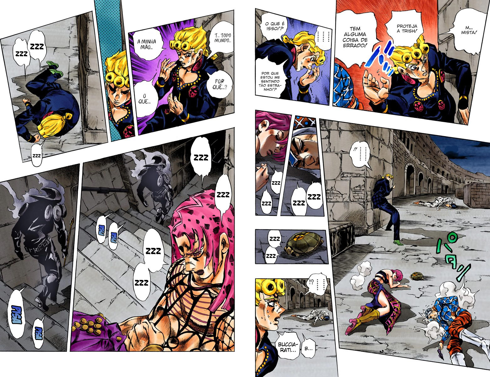 JoJo's Bizarre Adventure, Part 5: Golden Wind - Digital Colored Comics Capítulo 132 Página 10