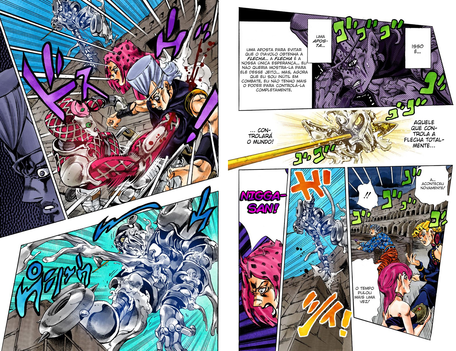 JoJo's Bizarre Adventure, Part 5: Golden Wind - Digital Colored Comics Capítulo 132 Página 3