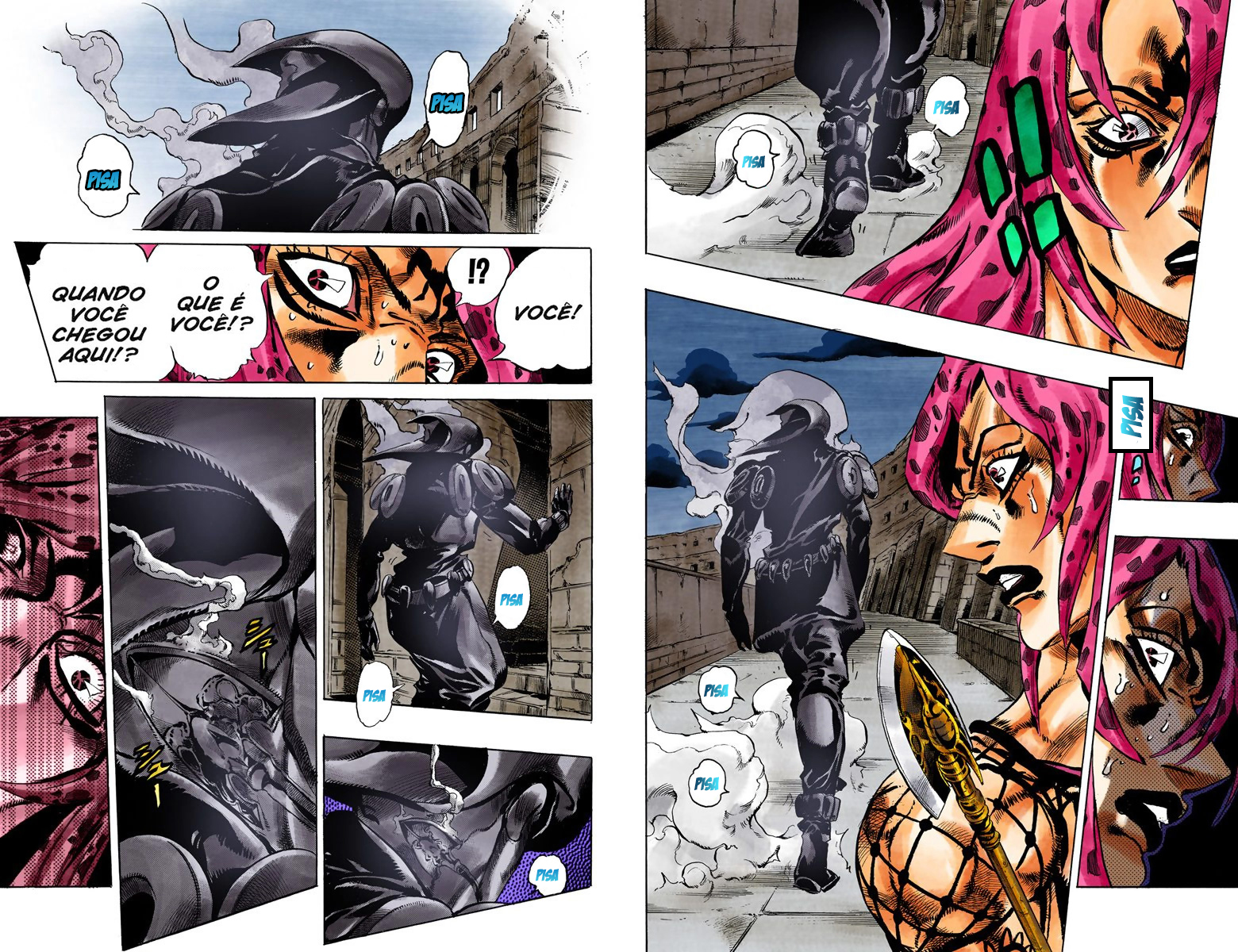 JoJo's Bizarre Adventure, Part 5: Golden Wind - Digital Colored Comics Capítulo 132 Página 8