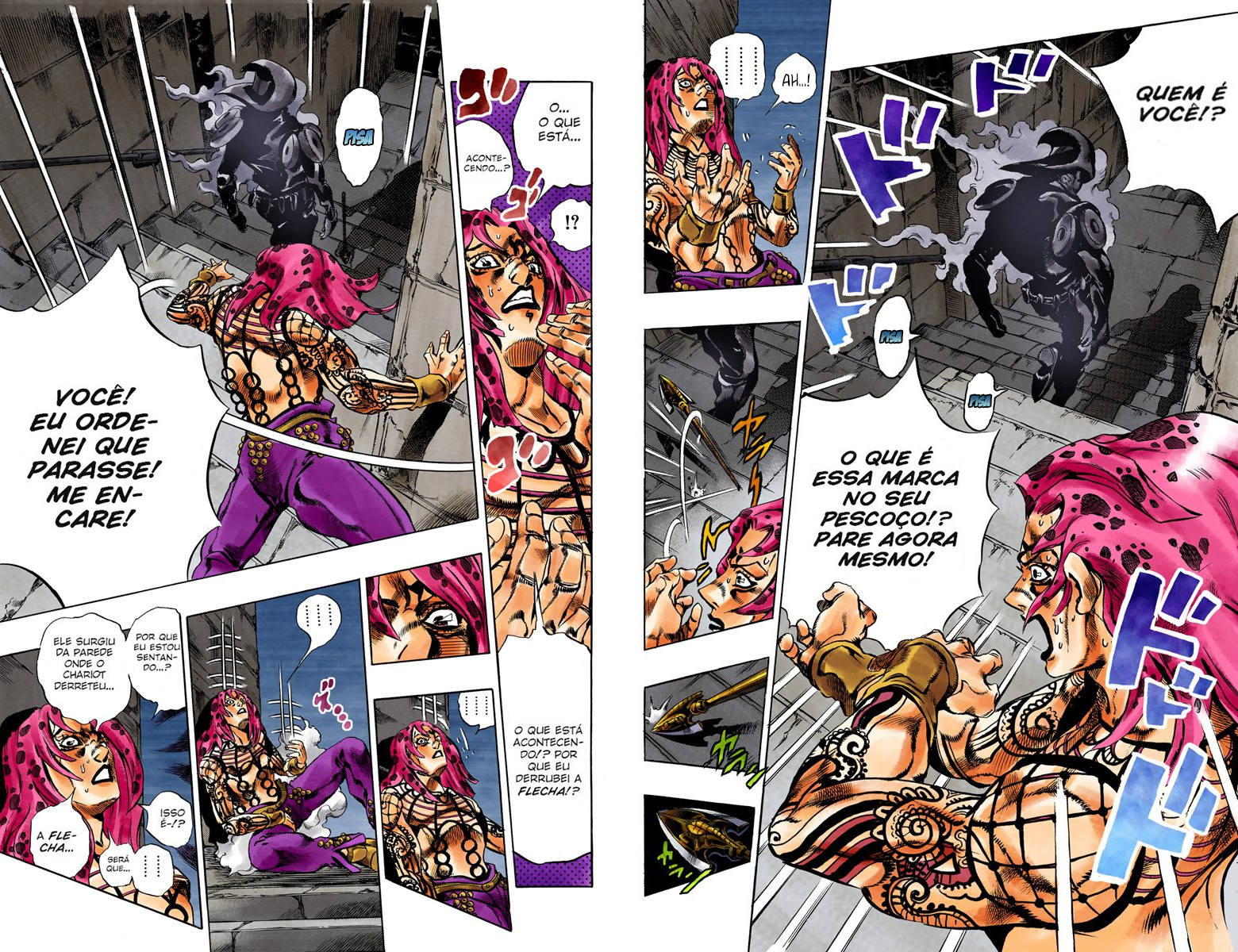 JoJo's Bizarre Adventure, Part 5: Golden Wind - Digital Colored Comics Capítulo 132 Página 9