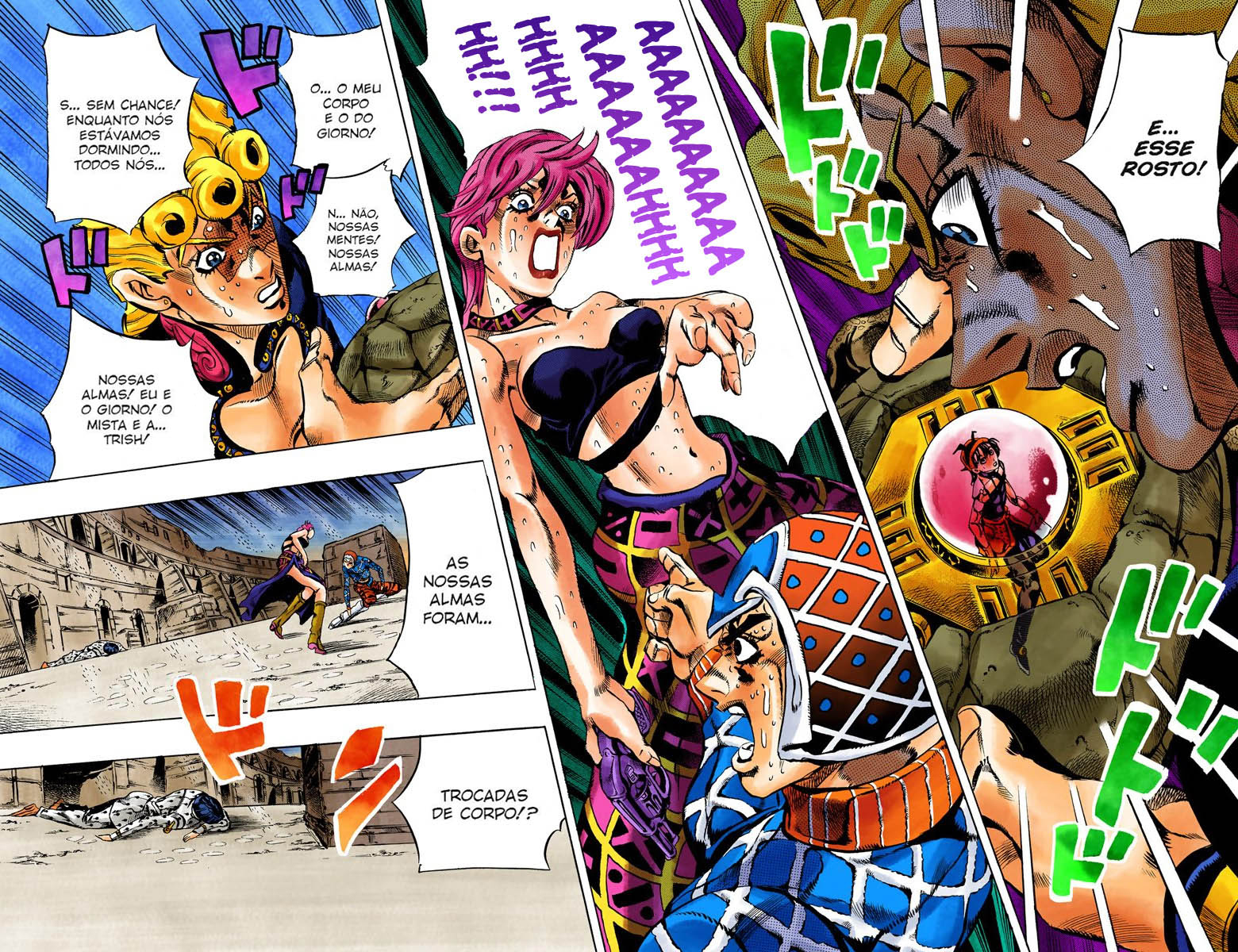 JoJo's Bizarre Adventure, Part 5: Golden Wind - Digital Colored Comics Capítulo 133 Página 11