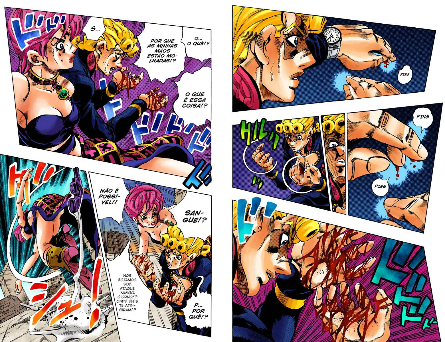 JoJo's Bizarre Adventure, Part 5: Golden Wind - Digital Colored Comics Capítulo 133 Página 6