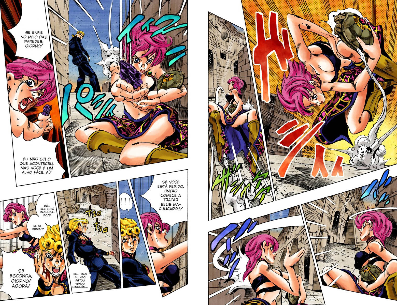 JoJo's Bizarre Adventure, Part 5: Golden Wind - Digital Colored Comics Capítulo 133 Página 7