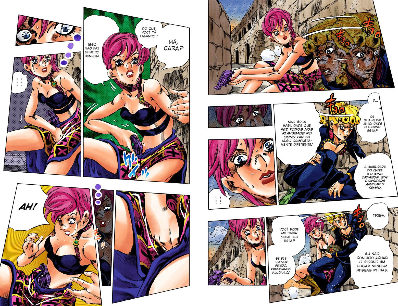 JoJo's Bizarre Adventure, Part 5: Golden Wind - Digital Colored Comics Capítulo 133 Página 8