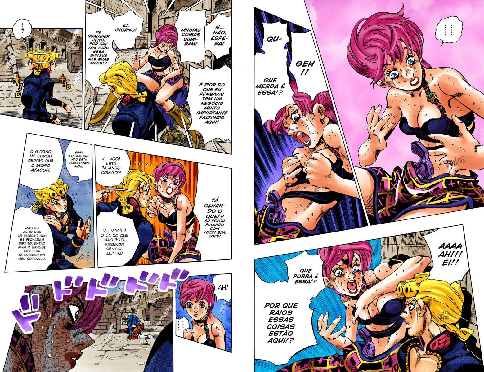 JoJo's Bizarre Adventure, Part 5: Golden Wind - Digital Colored Comics Capítulo 133 Página 9