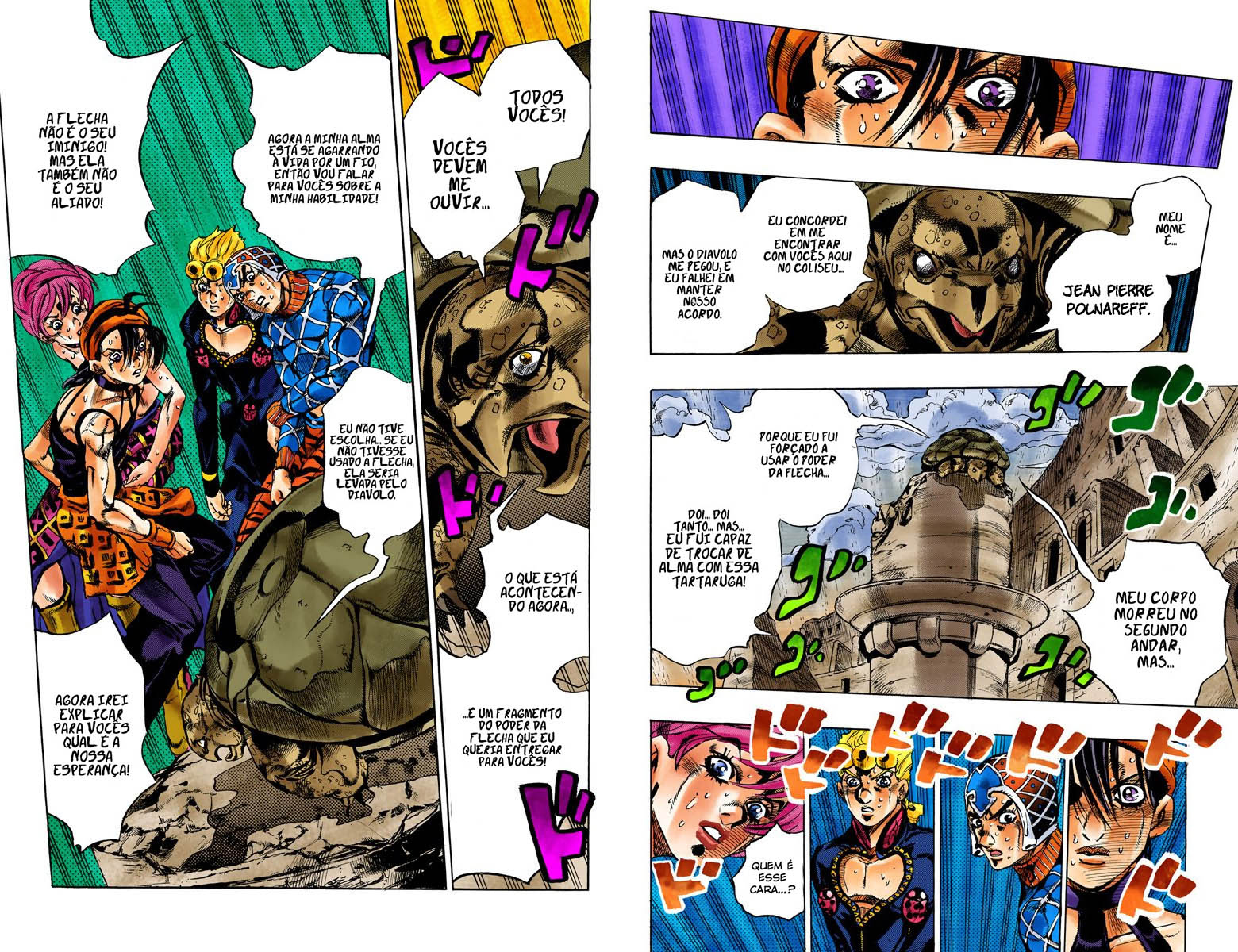 JoJo's Bizarre Adventure, Part 5: Golden Wind - Digital Colored Comics Capítulo 134 Página 10