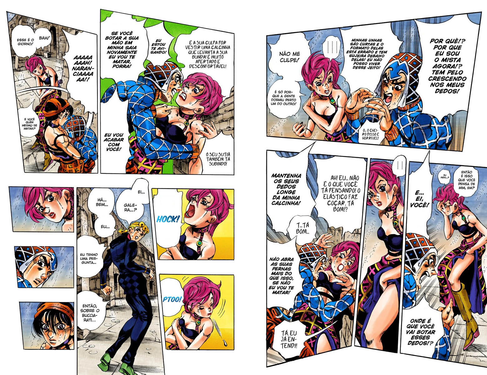 JoJo's Bizarre Adventure, Part 5: Golden Wind - Digital Colored Comics Capítulo 134 Página 3