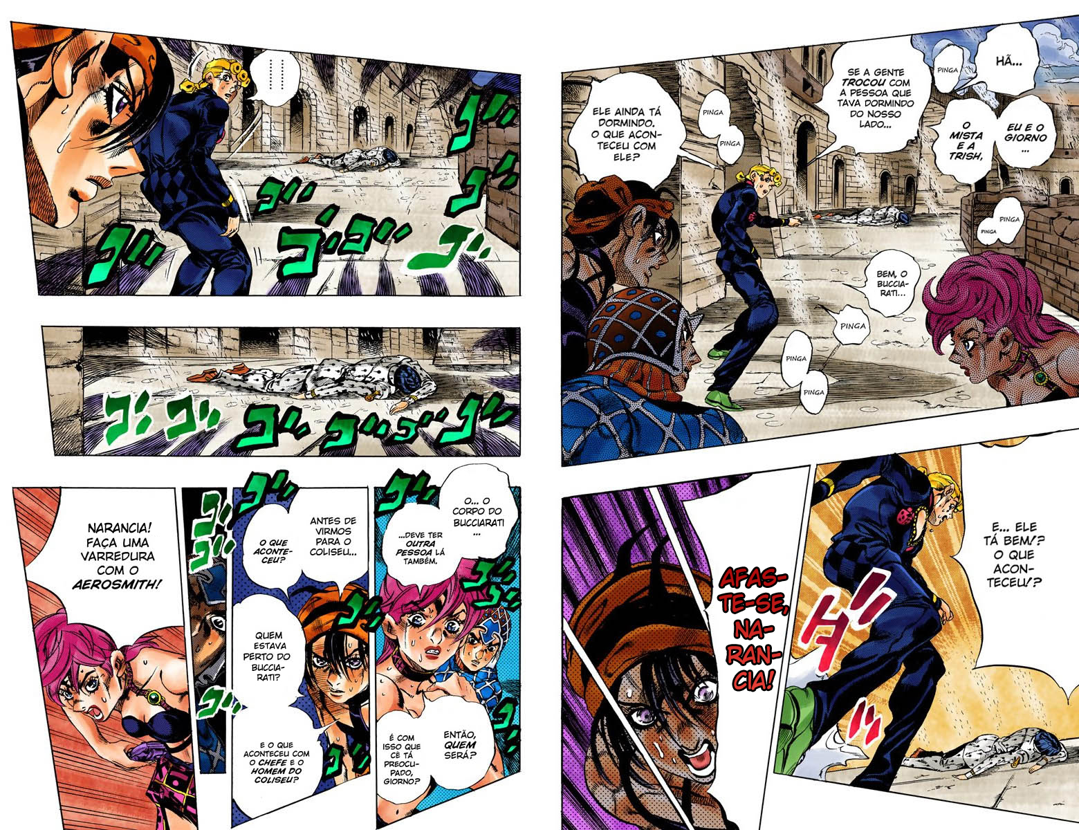 JoJo's Bizarre Adventure, Part 5: Golden Wind - Digital Colored Comics Capítulo 134 Página 4