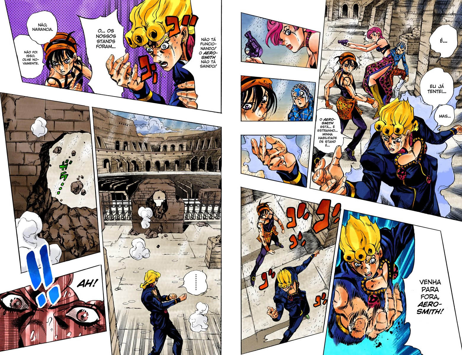 JoJo's Bizarre Adventure, Part 5: Golden Wind - Digital Colored Comics Capítulo 134 Página 5