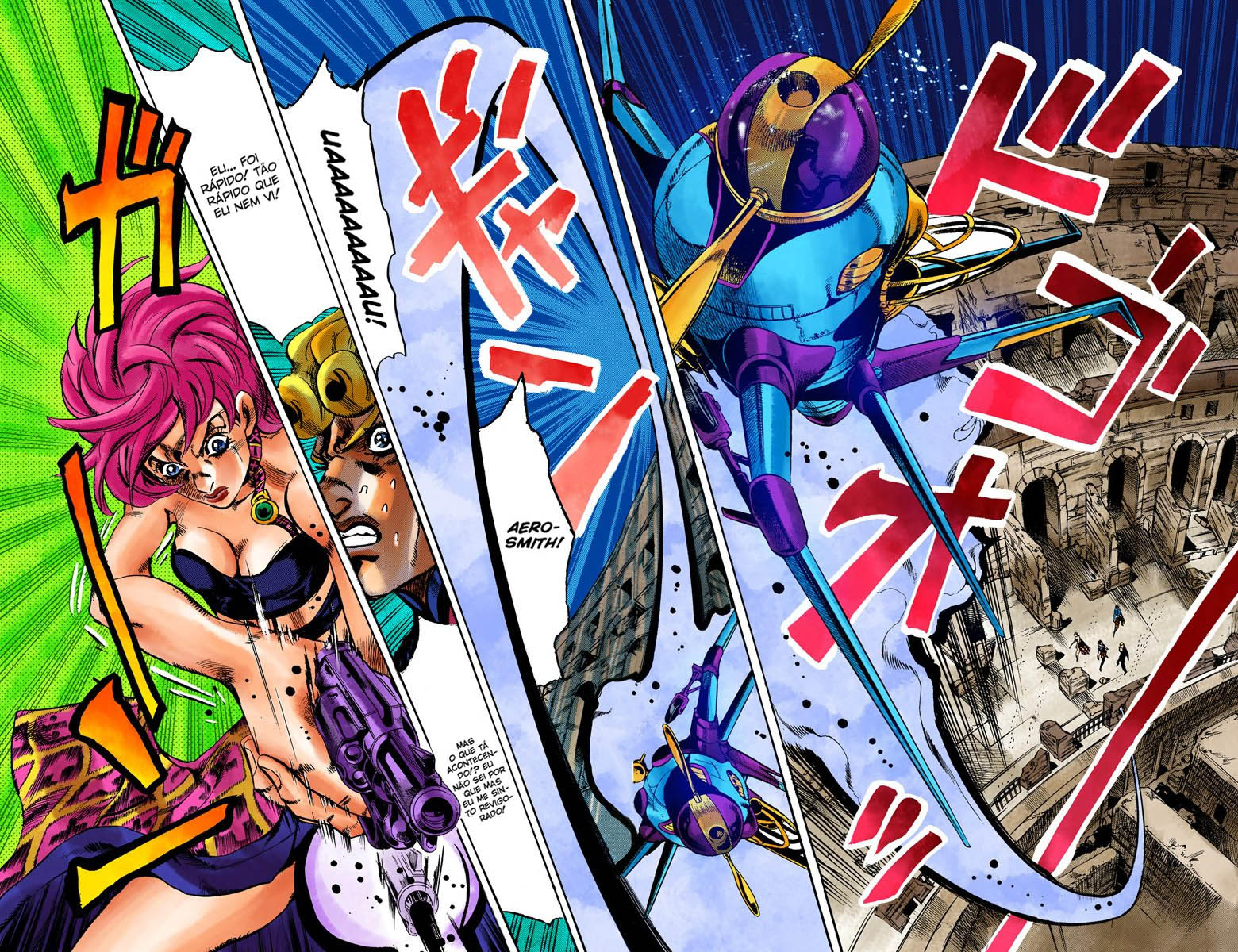 JoJo's Bizarre Adventure, Part 5: Golden Wind - Digital Colored Comics Capítulo 134 Página 6
