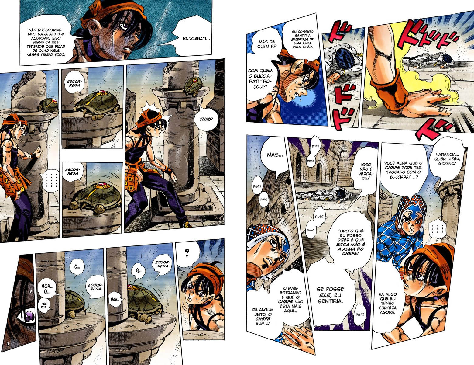 JoJo's Bizarre Adventure, Part 5: Golden Wind - Digital Colored Comics Capítulo 134 Página 8