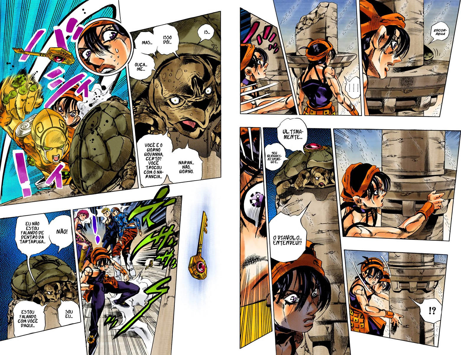 JoJo's Bizarre Adventure, Part 5: Golden Wind - Digital Colored Comics Capítulo 134 Página 9
