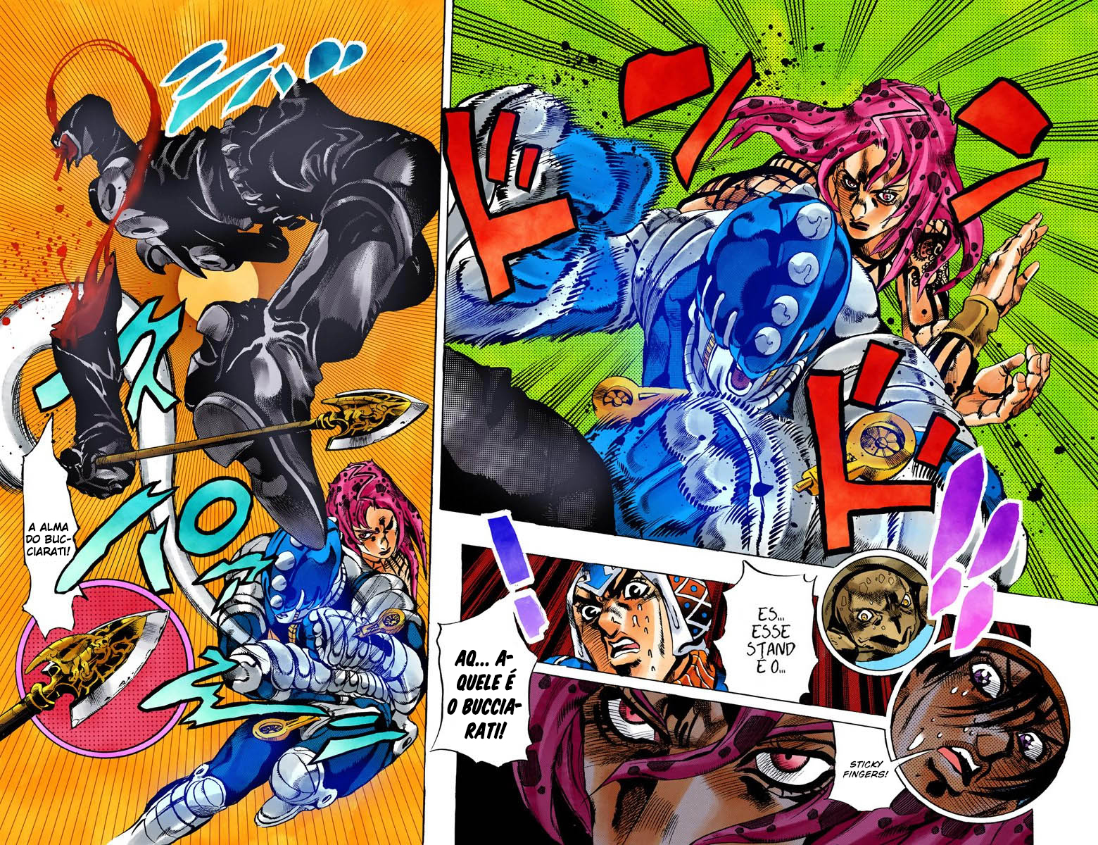 JoJo's Bizarre Adventure, Part 5: Golden Wind - Digital Colored Comics Capítulo 135 Página 10