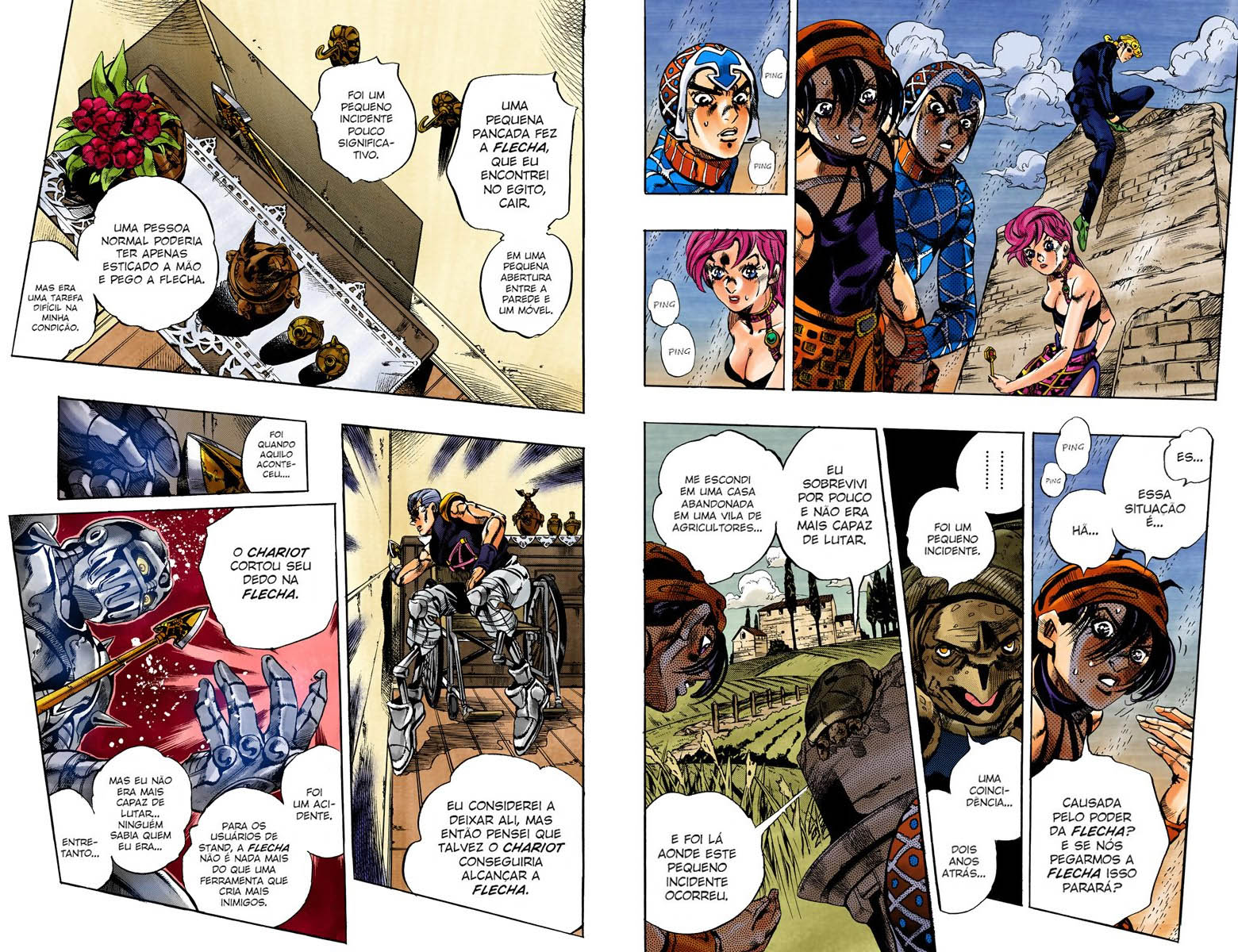 JoJo's Bizarre Adventure, Part 5: Golden Wind - Digital Colored Comics Capítulo 135 Página 3