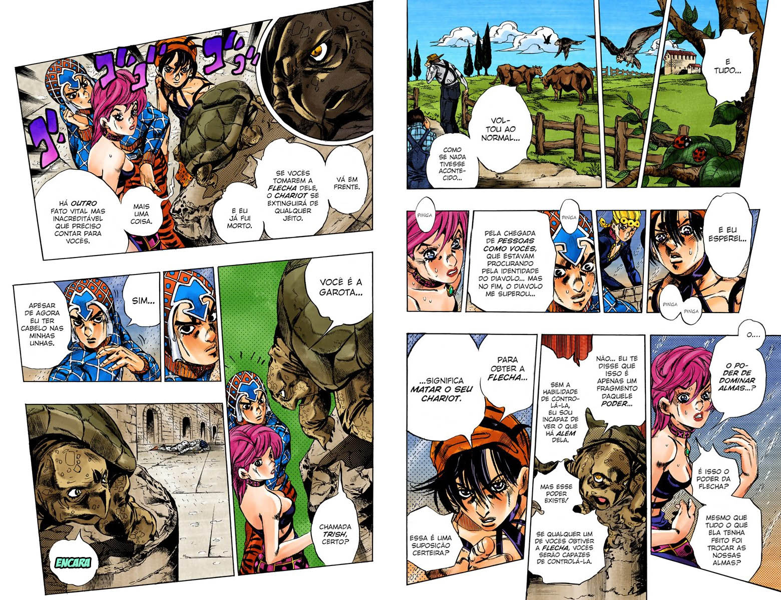 JoJo's Bizarre Adventure, Part 5: Golden Wind - Digital Colored Comics Capítulo 135 Página 5