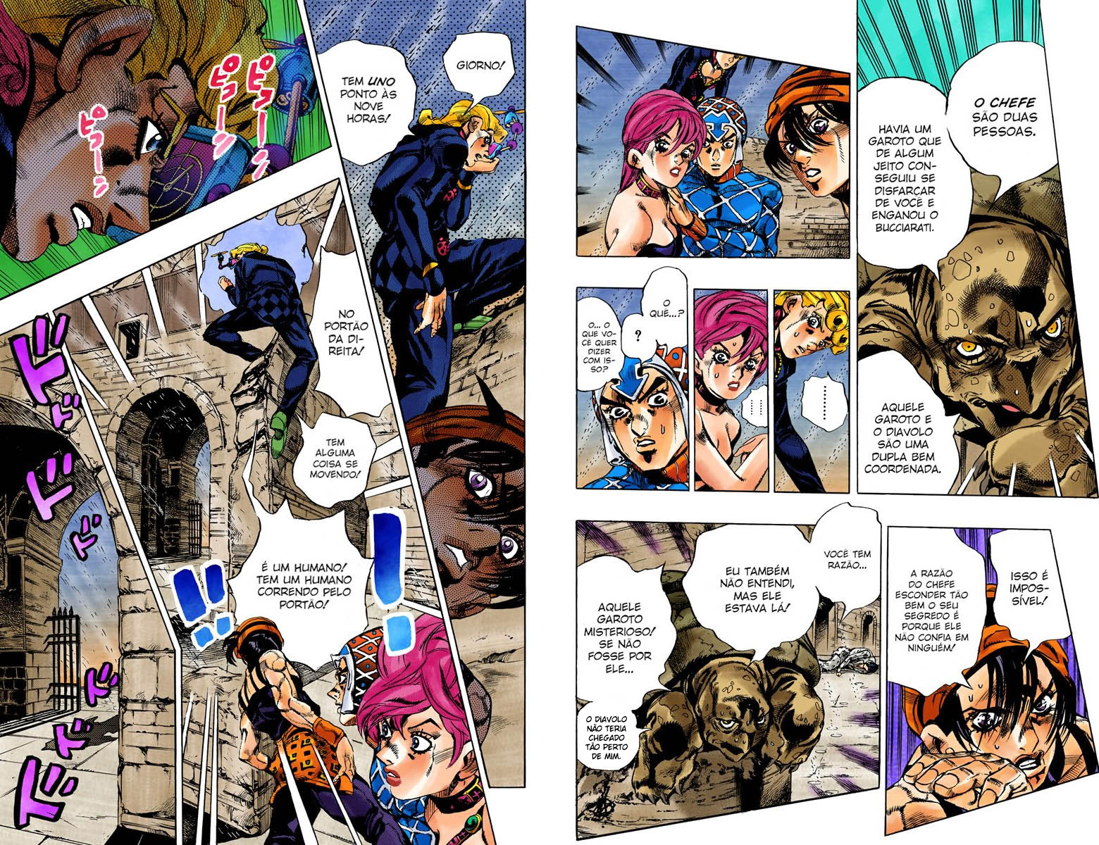 JoJo's Bizarre Adventure, Part 5: Golden Wind - Digital Colored Comics Capítulo 135 Página 6