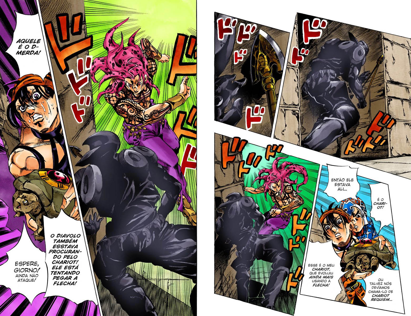 JoJo's Bizarre Adventure, Part 5: Golden Wind - Digital Colored Comics Capítulo 135 Página 9