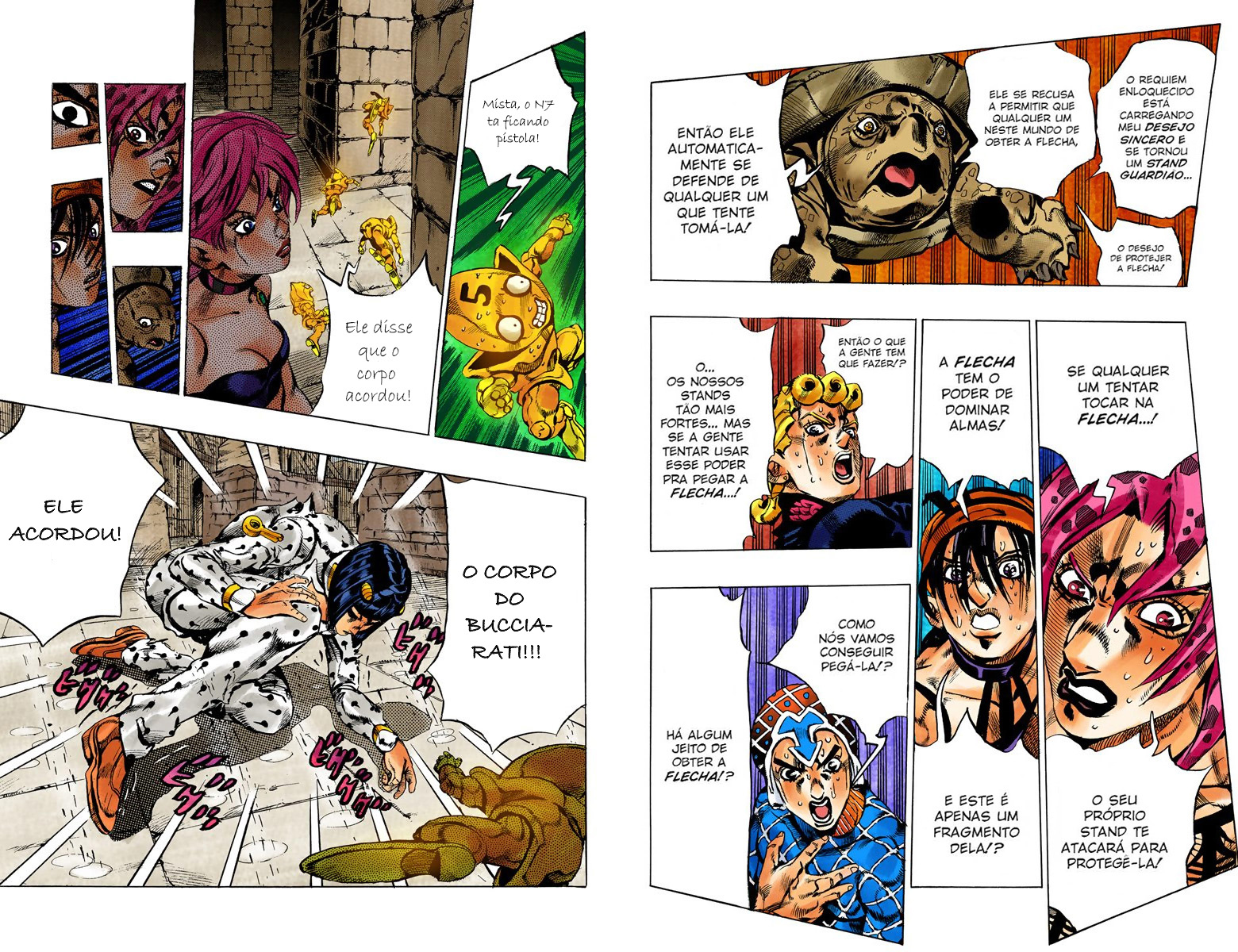 JoJo's Bizarre Adventure, Part 5: Golden Wind - Digital Colored Comics Capítulo 136 Página 10