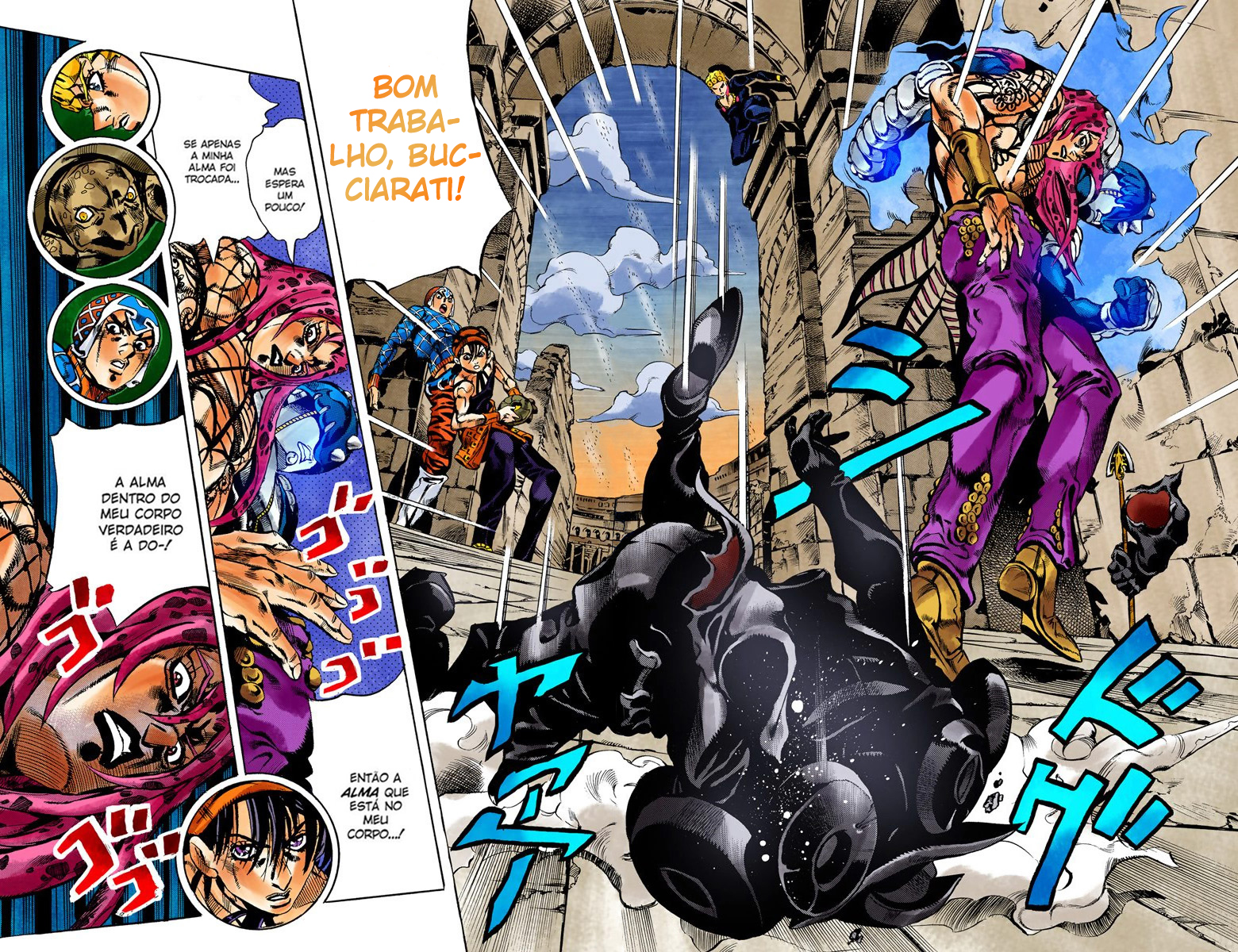JoJo's Bizarre Adventure, Part 5: Golden Wind - Digital Colored Comics Capítulo 136 Página 2
