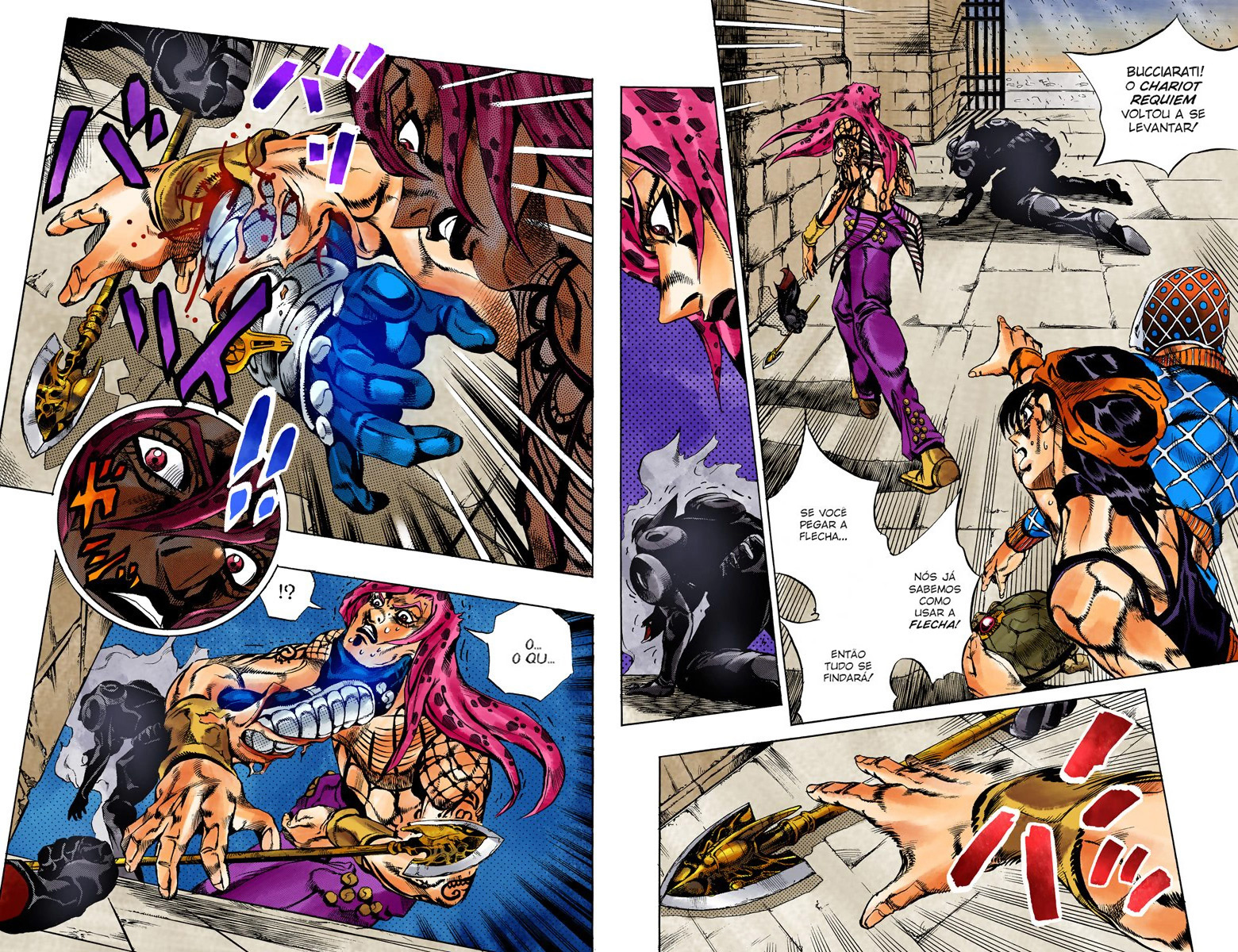 JoJo's Bizarre Adventure, Part 5: Golden Wind - Digital Colored Comics Capítulo 136 Página 4
