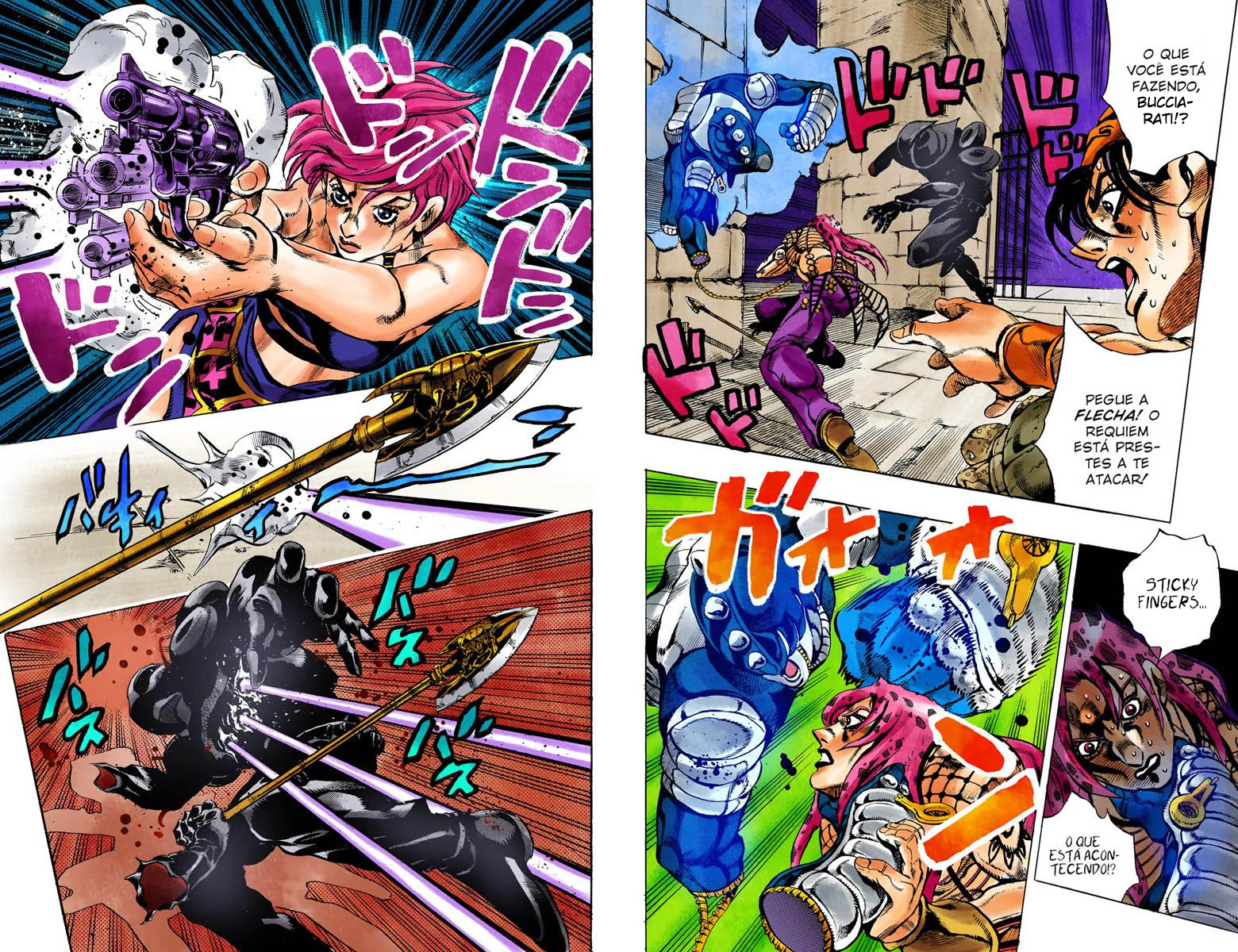JoJo's Bizarre Adventure, Part 5: Golden Wind - Digital Colored Comics Capítulo 136 Página 6