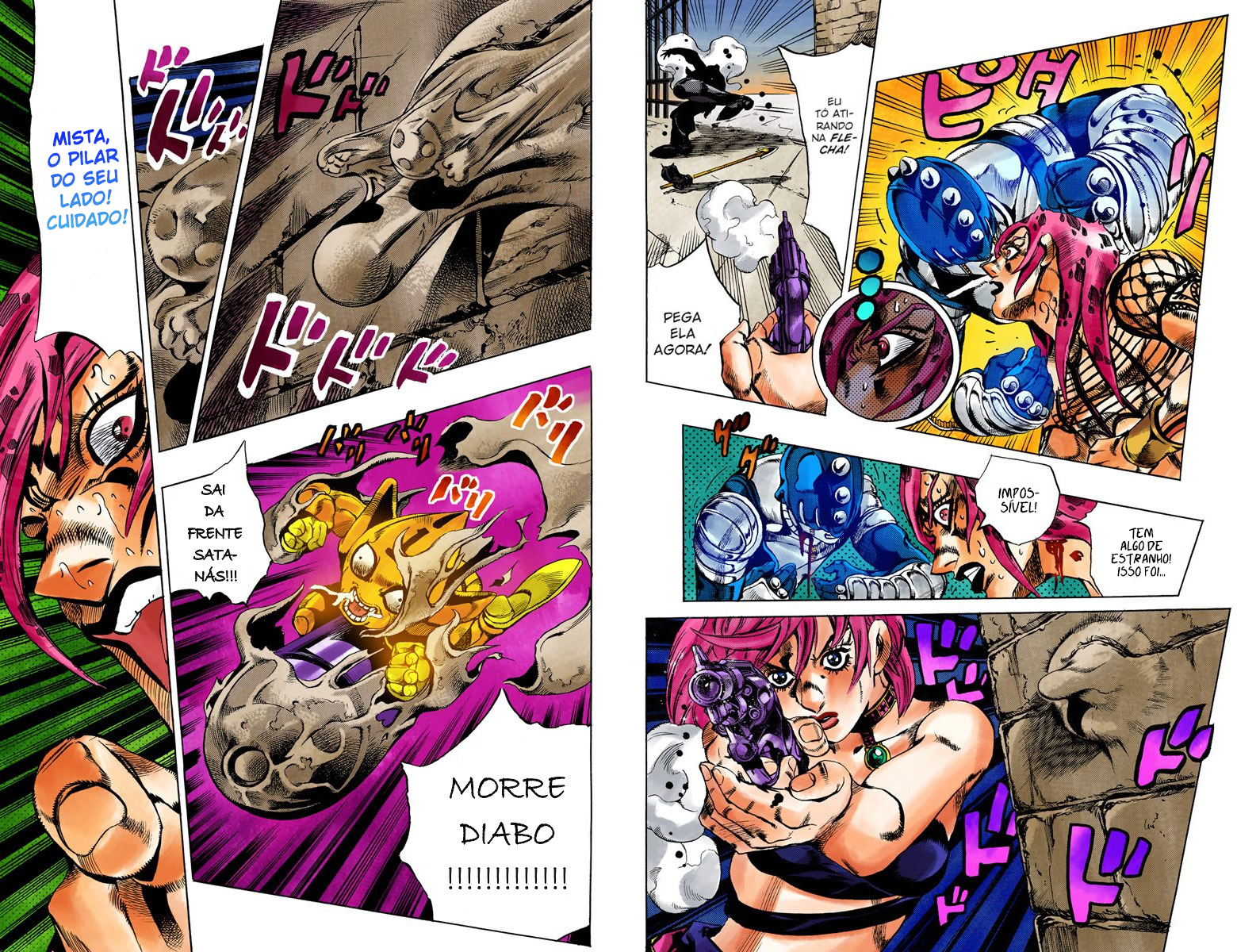 JoJo's Bizarre Adventure, Part 5: Golden Wind - Digital Colored Comics Capítulo 136 Página 7